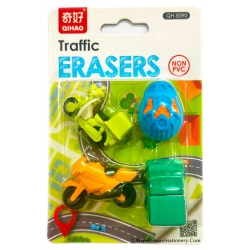 Fancy Traffic Themed Eraser for Kids - 1001 | Return Gift