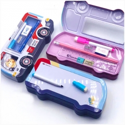 Truck Shaped Metal Whiteboard Pencil Box with Dual Compartment | Window, Gift, Fancy