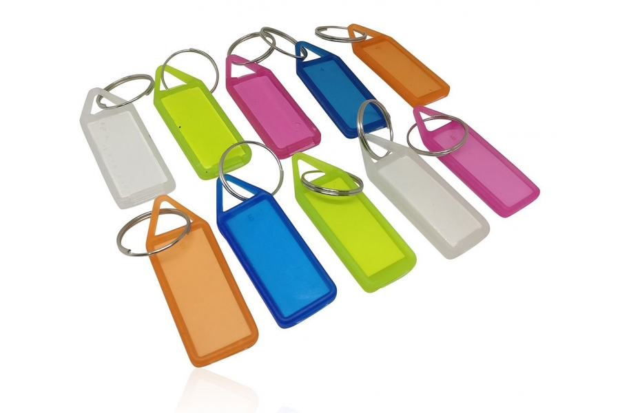 Buy Tag Label Key Chain | Plastic, Multi-Colour, Reusable online ...