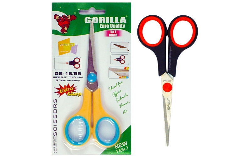 GORILLA Scissor Small Size GS-16 | Stainless Steel, for Paper and School Craft