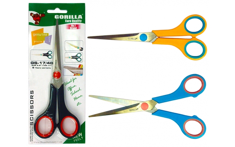GORILLA Scissor Medium Size GS-17 | Stainless Steel, for Paper and School Craft
