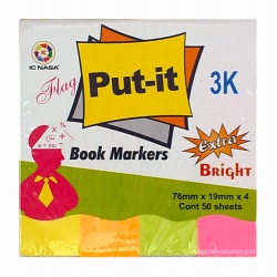 IC NASA Note-it Post-it Sticky Notes Book Markers 4F