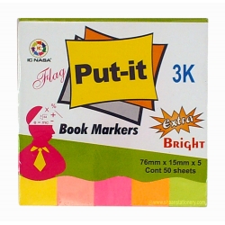 IC NASA Note-it Post-it Sticky Notes Book Markers 5F
