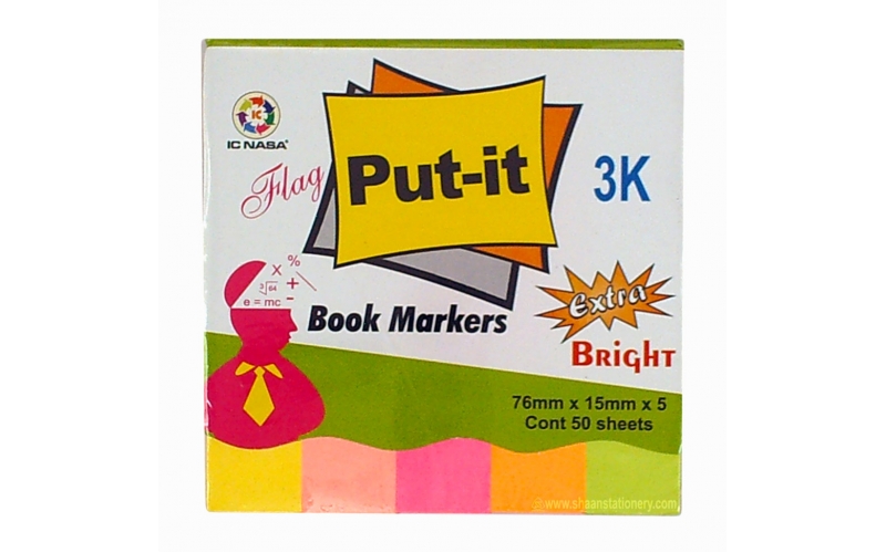 IC NASA Note-it Post-it Sticky Notes Book Markers 5F