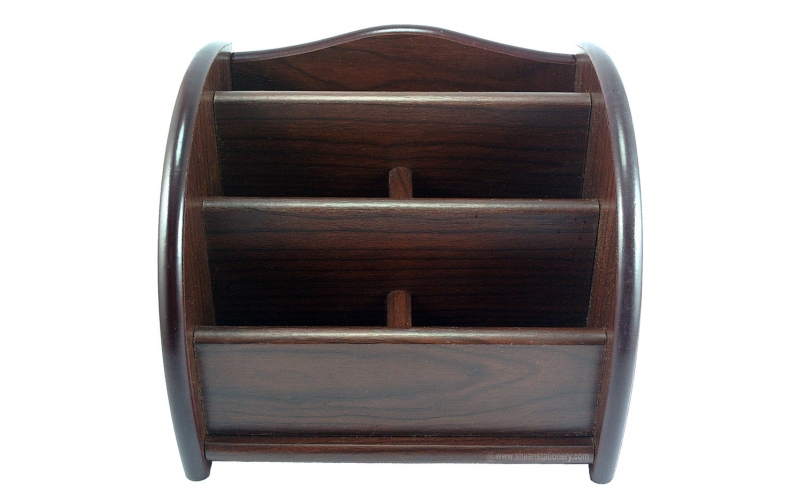 Imported Multi Purpose Wooden Pen Stand 8010
